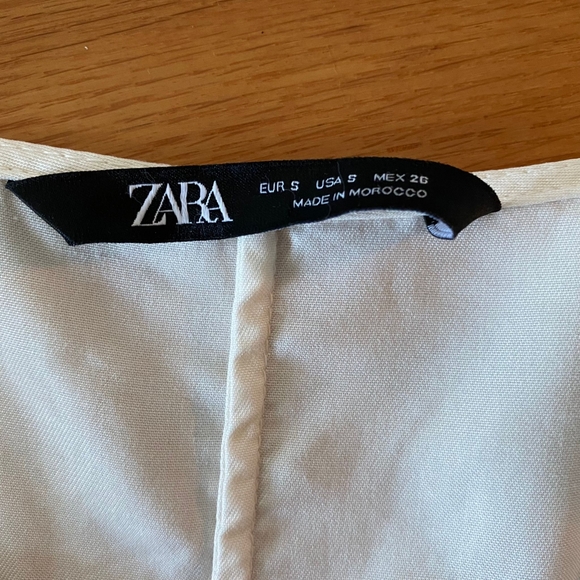 Zara White Dress Small - Picture 5 of 12